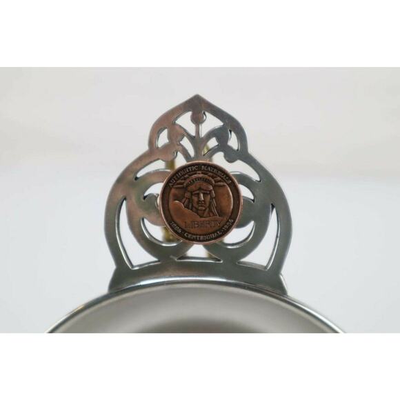 Kirk Stieff Liberty Centennial Pewter Porringer Bud Vase SET W/Boxes COA SEARS - Picture 5 of 12